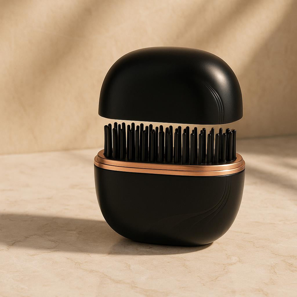 LyssaPod™ – Pettine Lisciante Portatile 2-in-1 | Capelli Lisci Ovunque